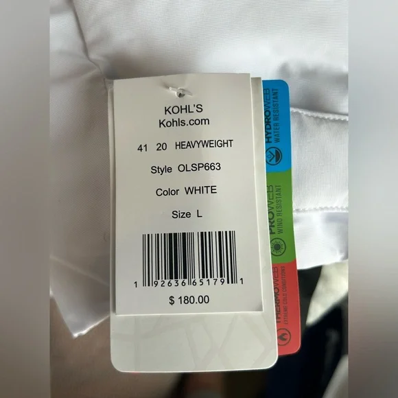 Spyder Women's White and Black long puffer jacket - Picture 12 of 16